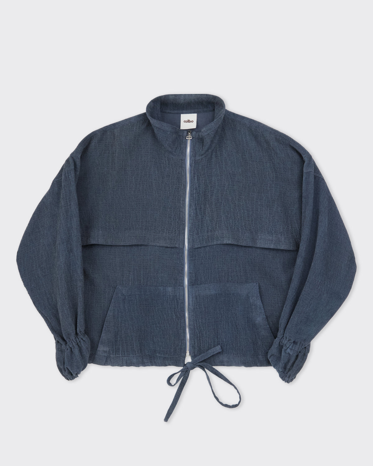 Colbo Mel Jacket in faded blue, front