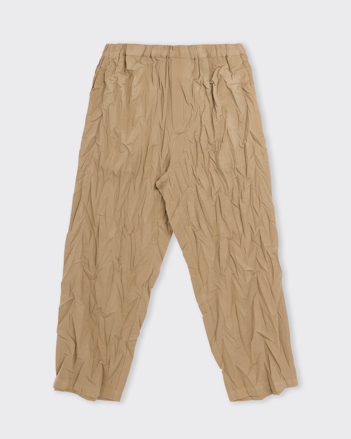 Yoko Sakamoto Wide Easy Pants in beige, front