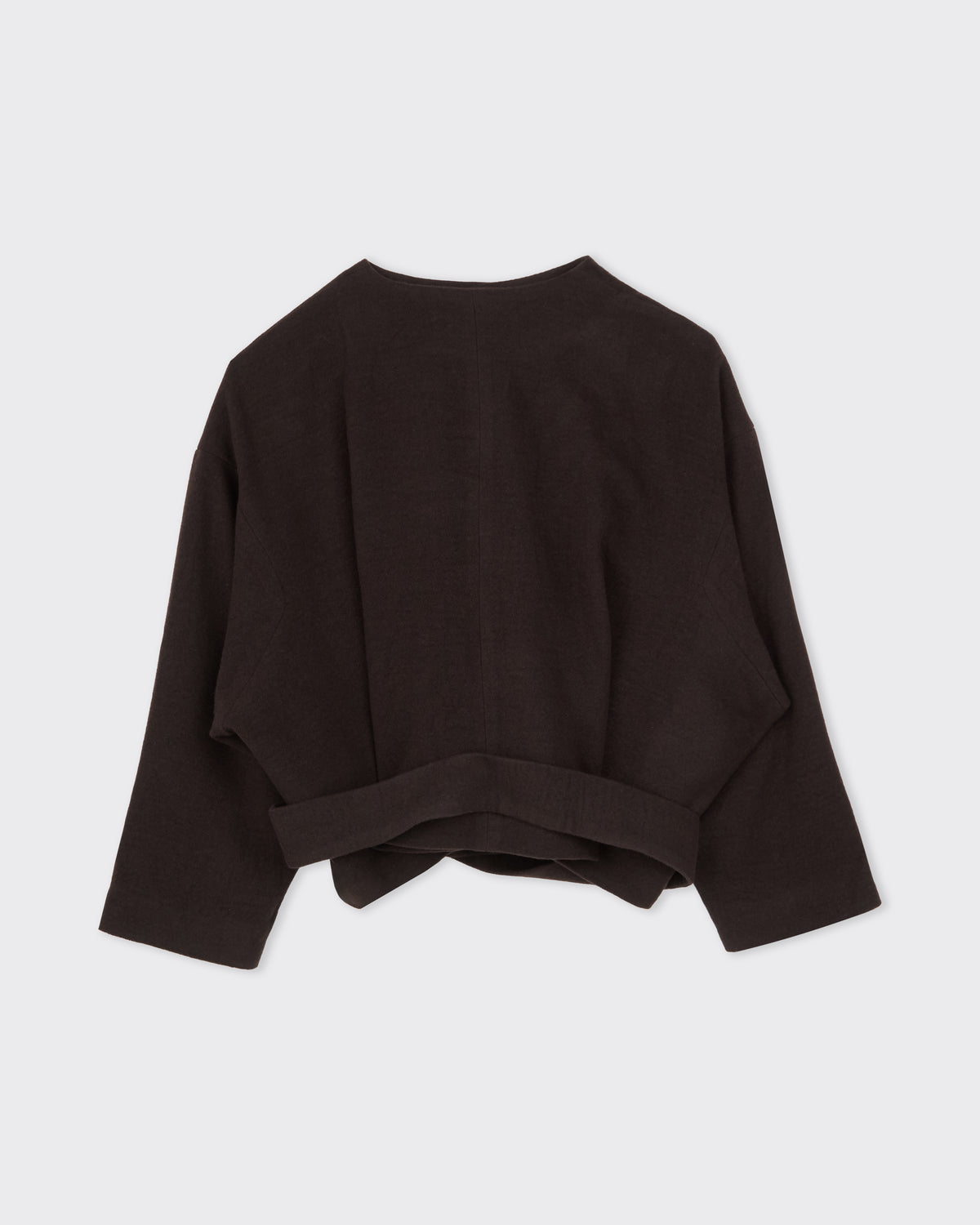 Colbo Omi Jacket in dark plum, back
