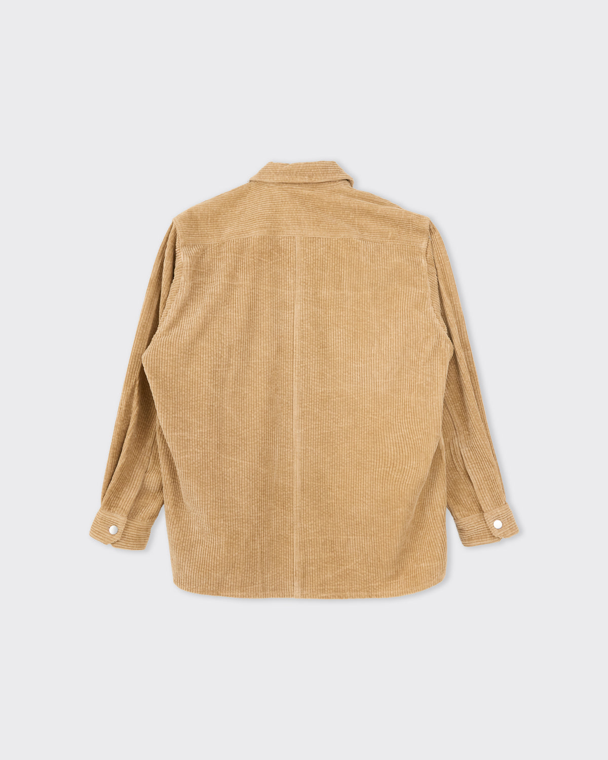 Colbo Overshirt in beige washed corduroy, back
