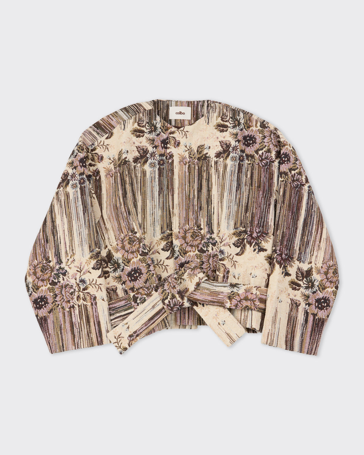 Colbo Omi Jacket in melting florals, front