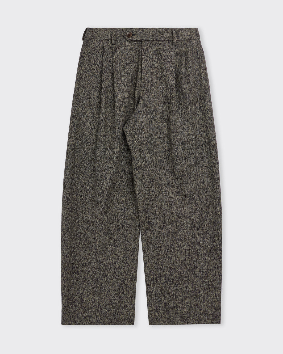 Small Talk Studio Double Pleat Trouser in multi, front