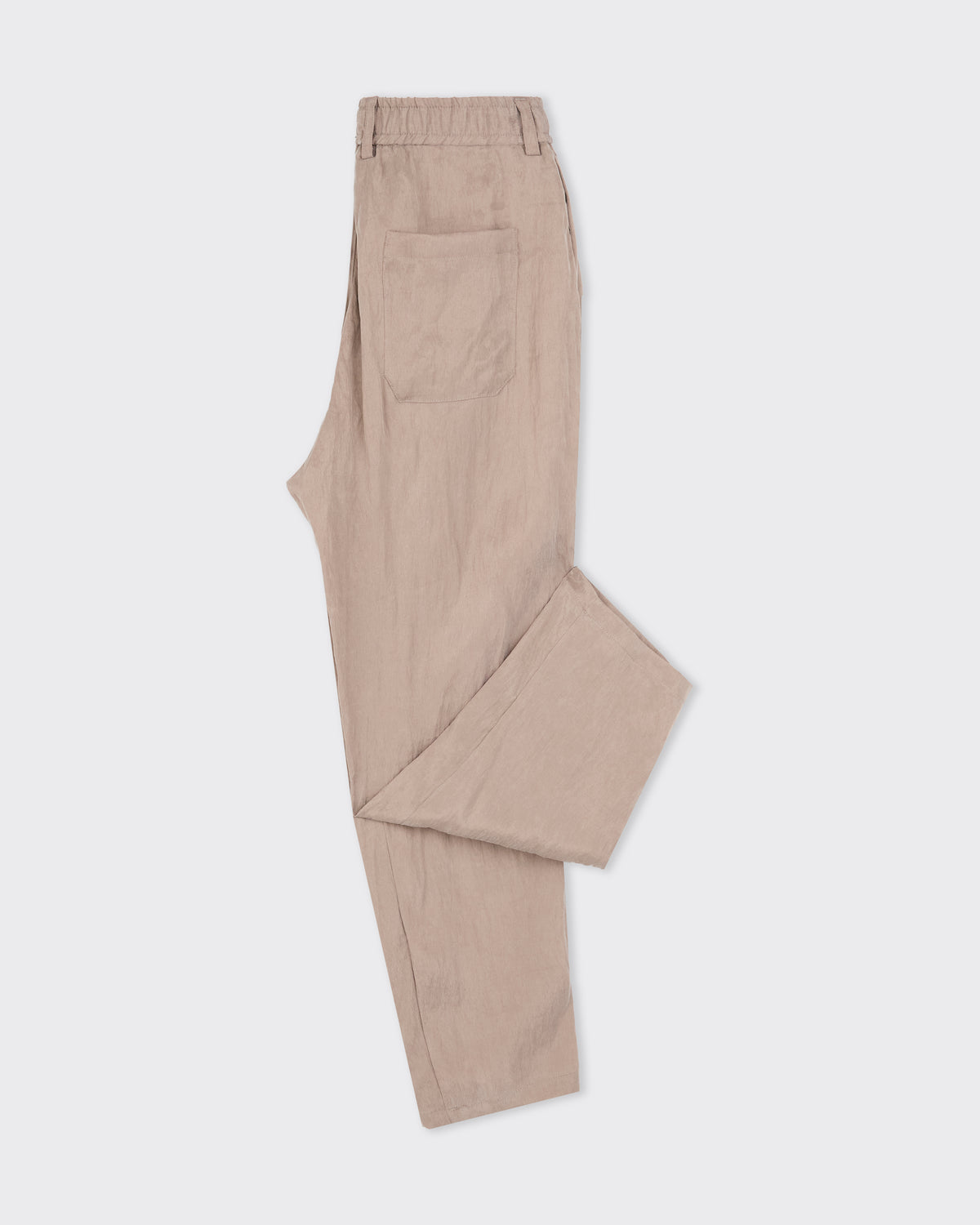 Polyploid Night Wear Pants in stone brown, back detail