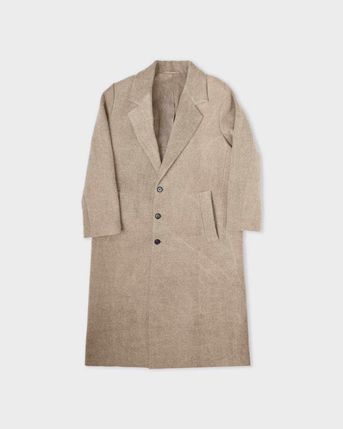 Colbo Suit Overcoat in tumble greige, front, alternate
