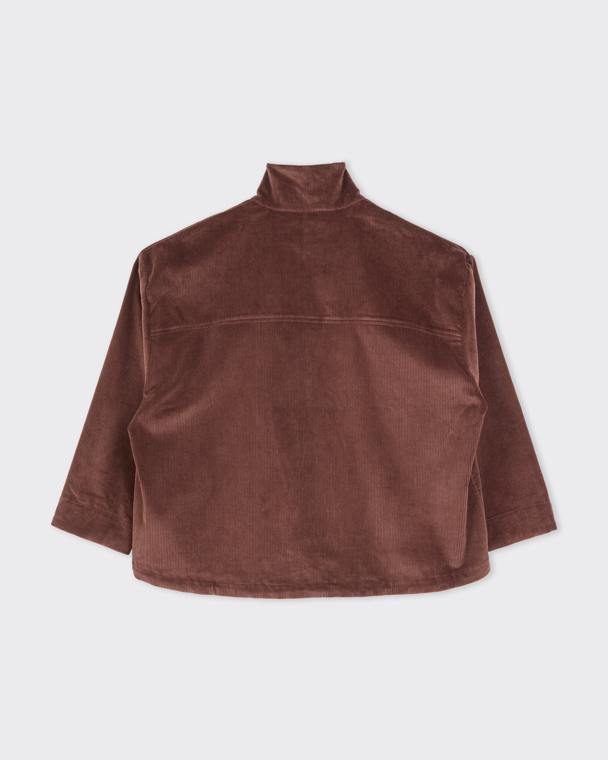 RUS Nemuke Overshirt in dark cherry, back
