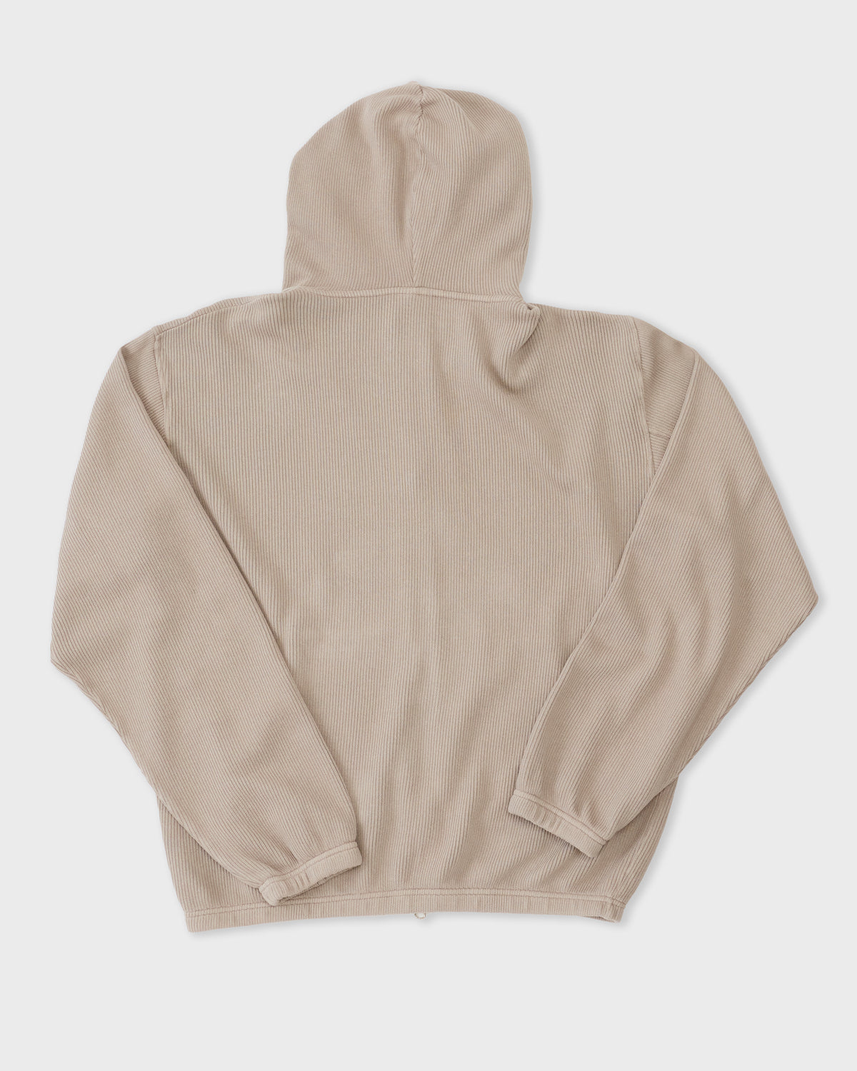 Another Aspect Zip Hoodie 1.0 in khaki, back