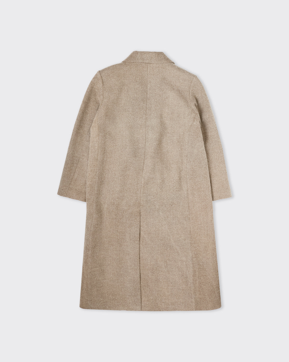 Colbo Suit Overcoat in tumble greige, back