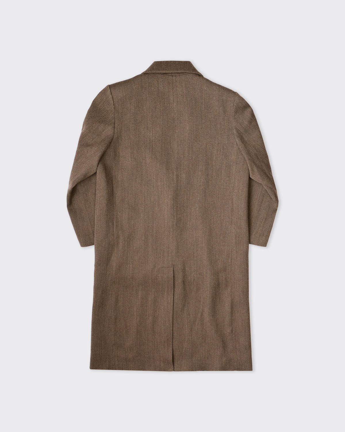 Colbo Suit Overcoat in double brown, back