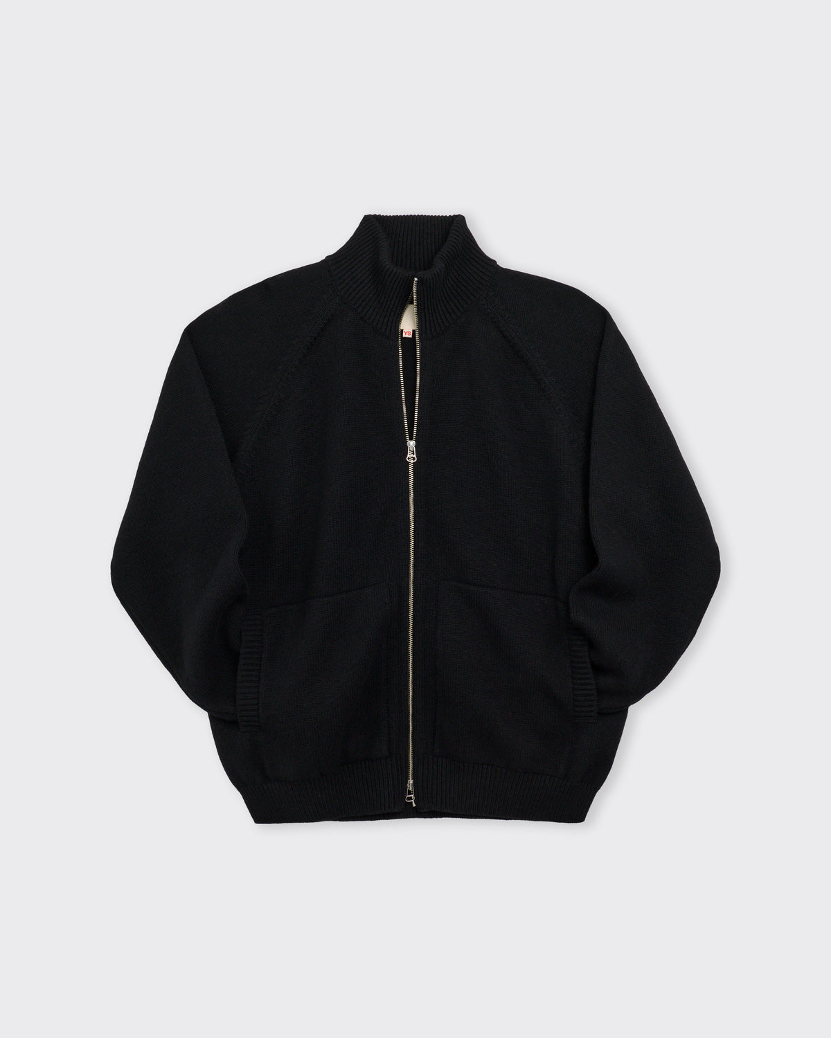 Yoko Sakamoto Drivers Knit in black, three-quarter view