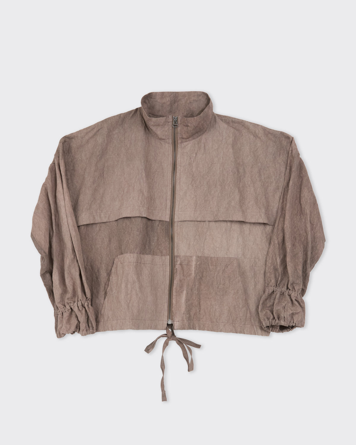Colbo Mel Jacket in washed brown metal, front