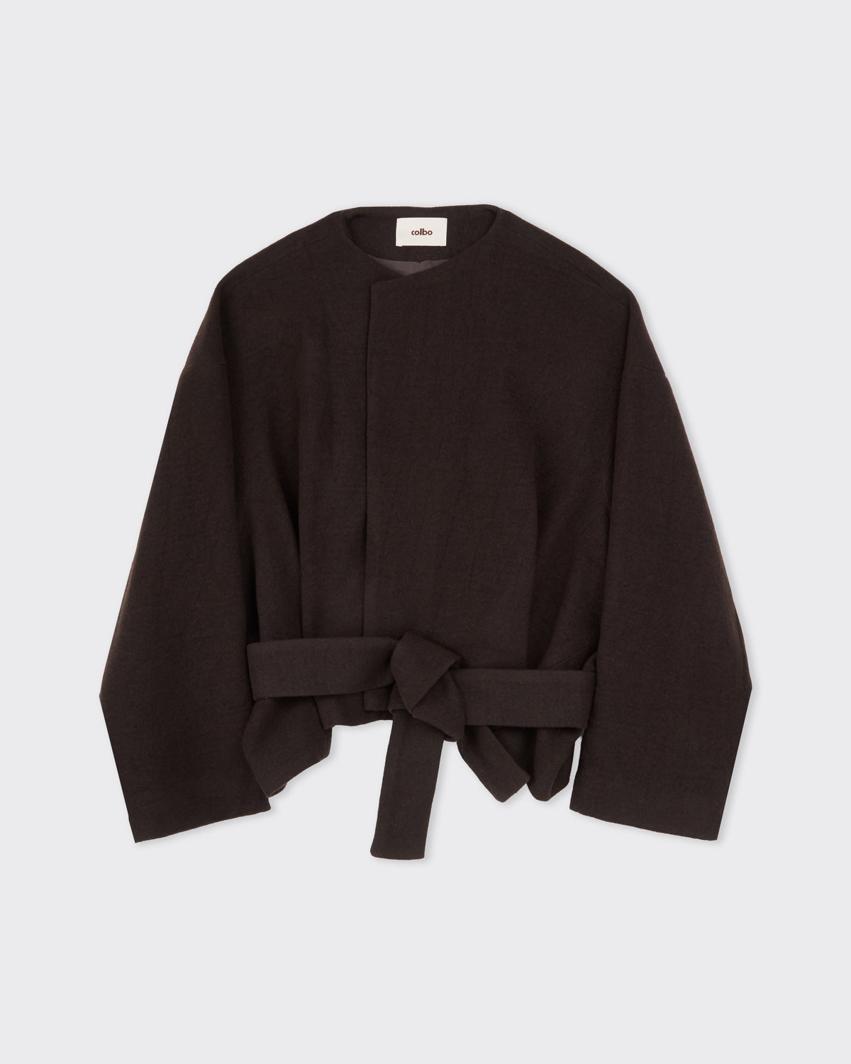 Colbo Omi Jacket in dark plum, front