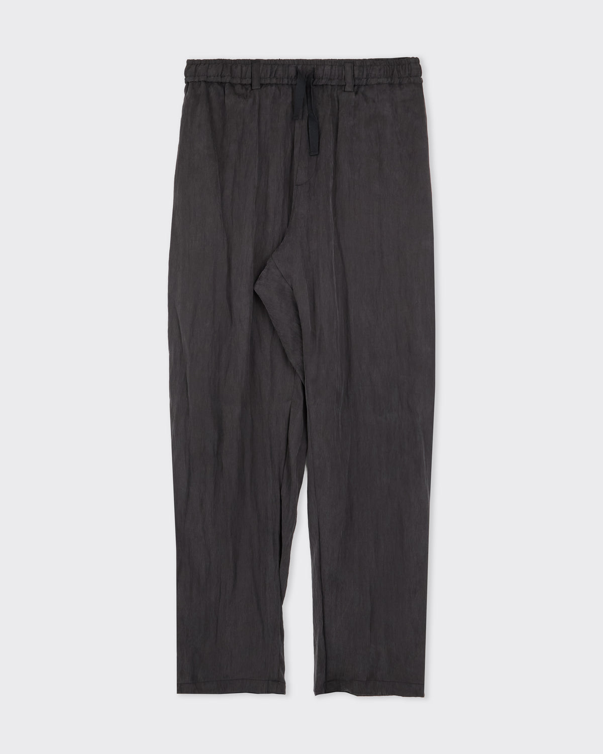 Polyploid Night Wear Pants in smoke black, front