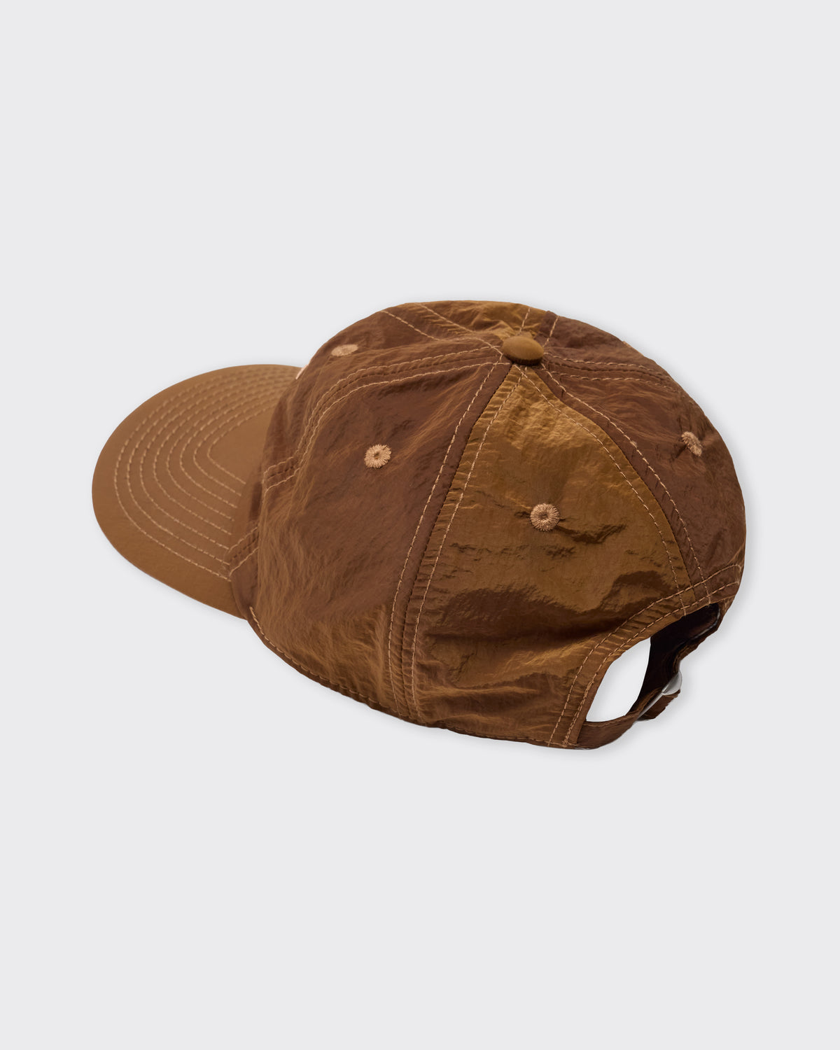 Ranra Cascade Shiny Nylon Baseball Hat in starfish, back