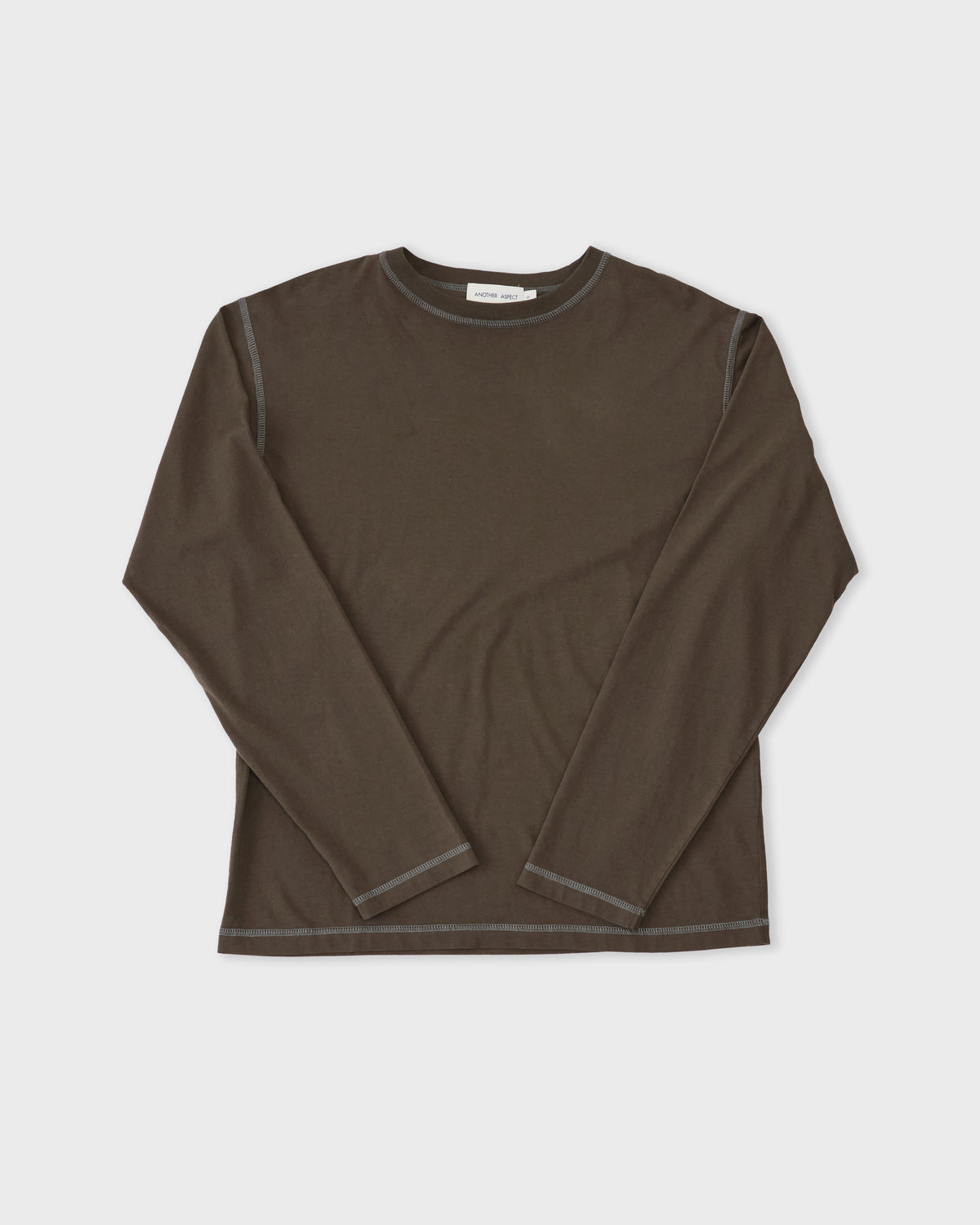 Another Aspect T-Shirt 3.0 in brown/navy, front