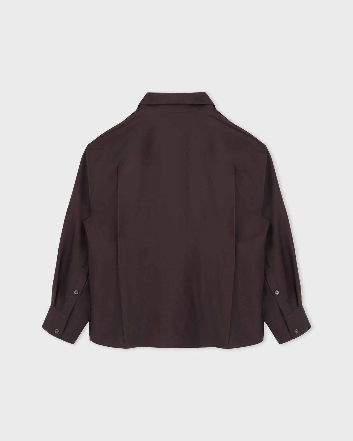 RUS Bon Shirt in chocolate, back