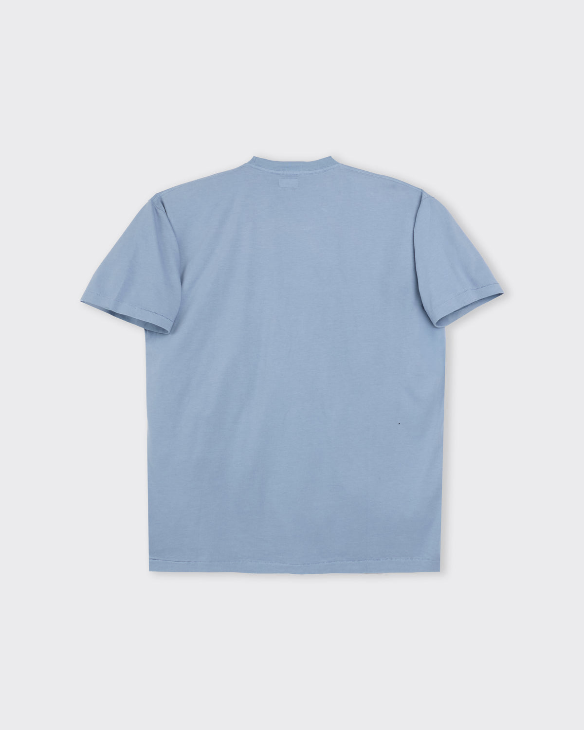 Small Talk Studio Coffee Graphic T-Shirt in starlight blue, back