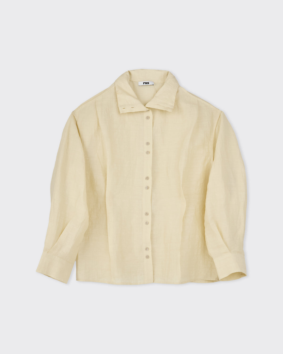 RUS Bon Shirt in crema, front alternate