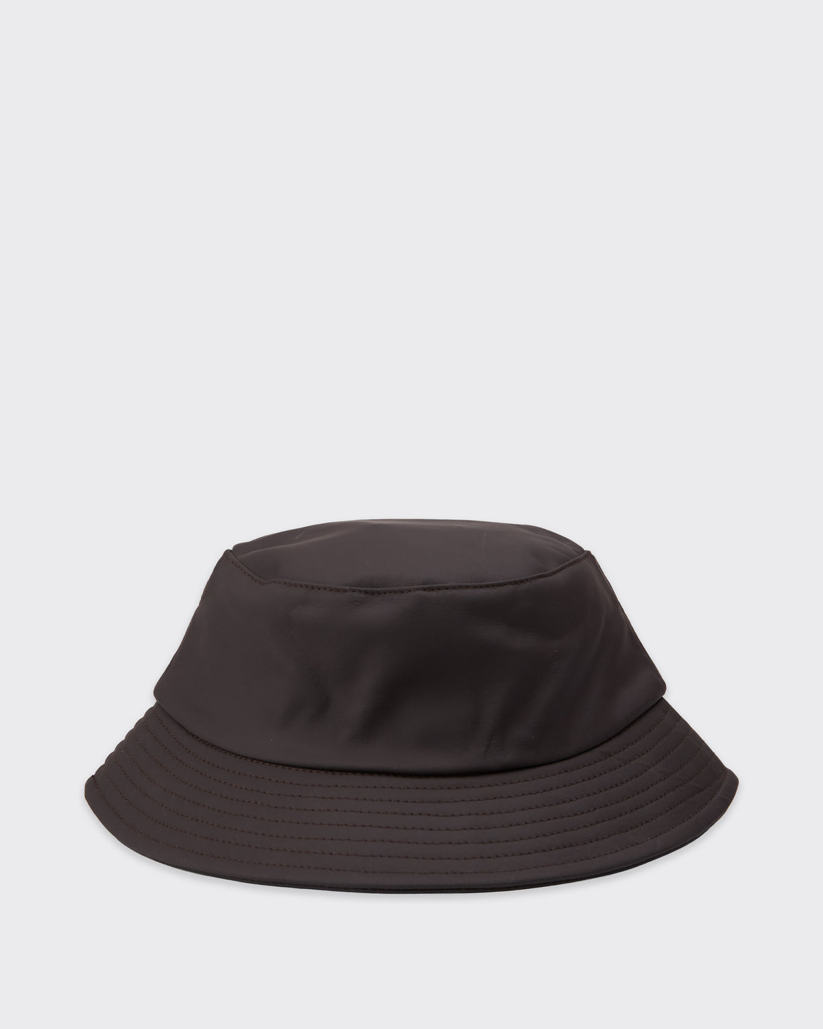 Colbo Bucket Hat in coated deep purple, front