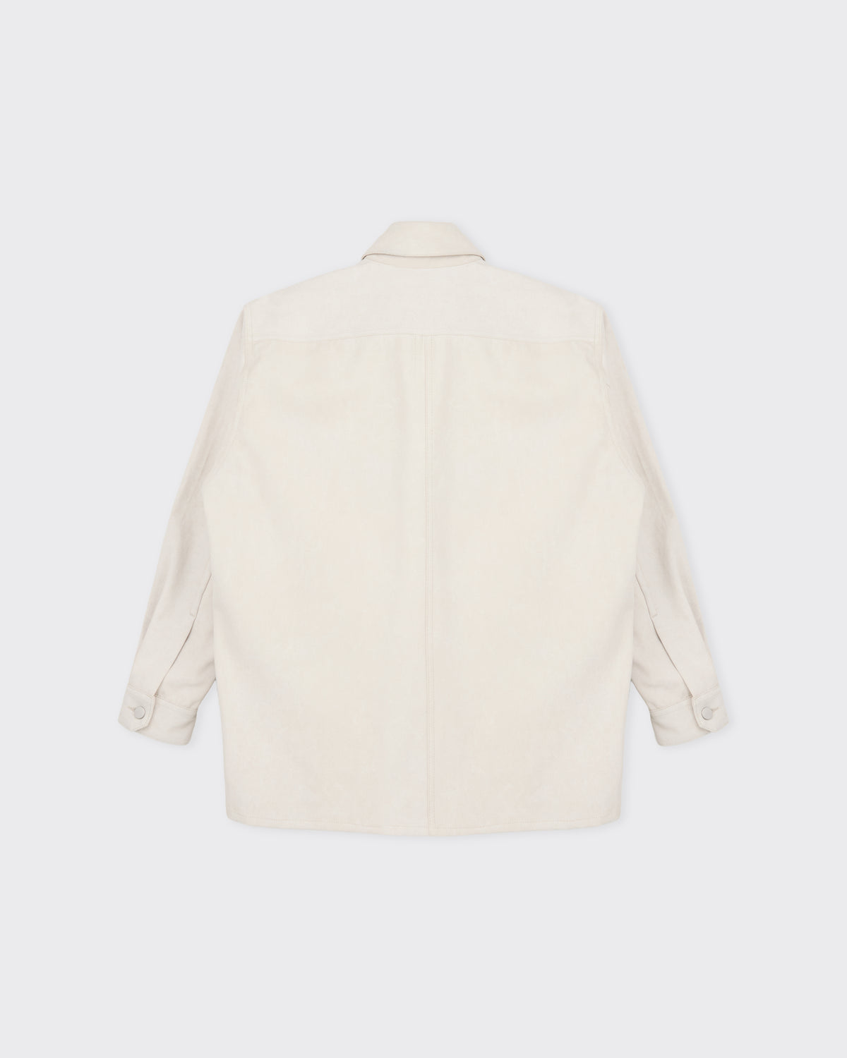 Colbo Overshirt in painted natural denim, back