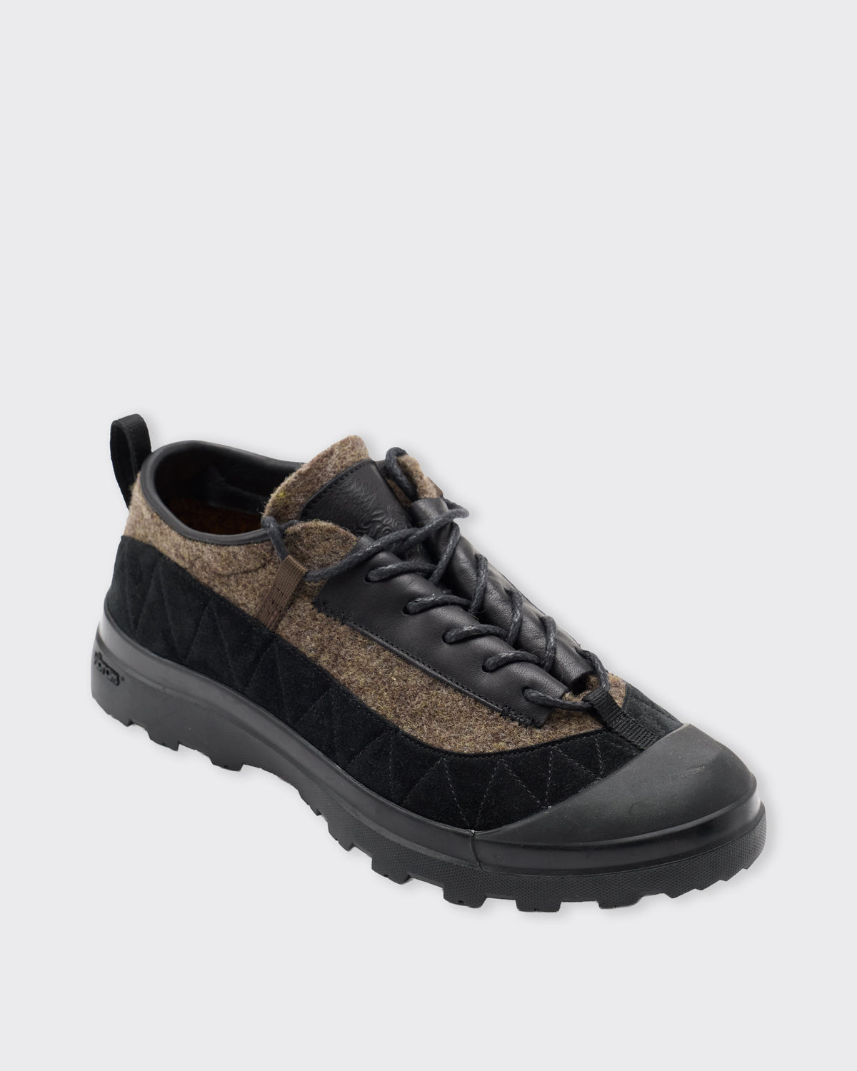 Ranra Kalt Wool Shoes in military olive, side