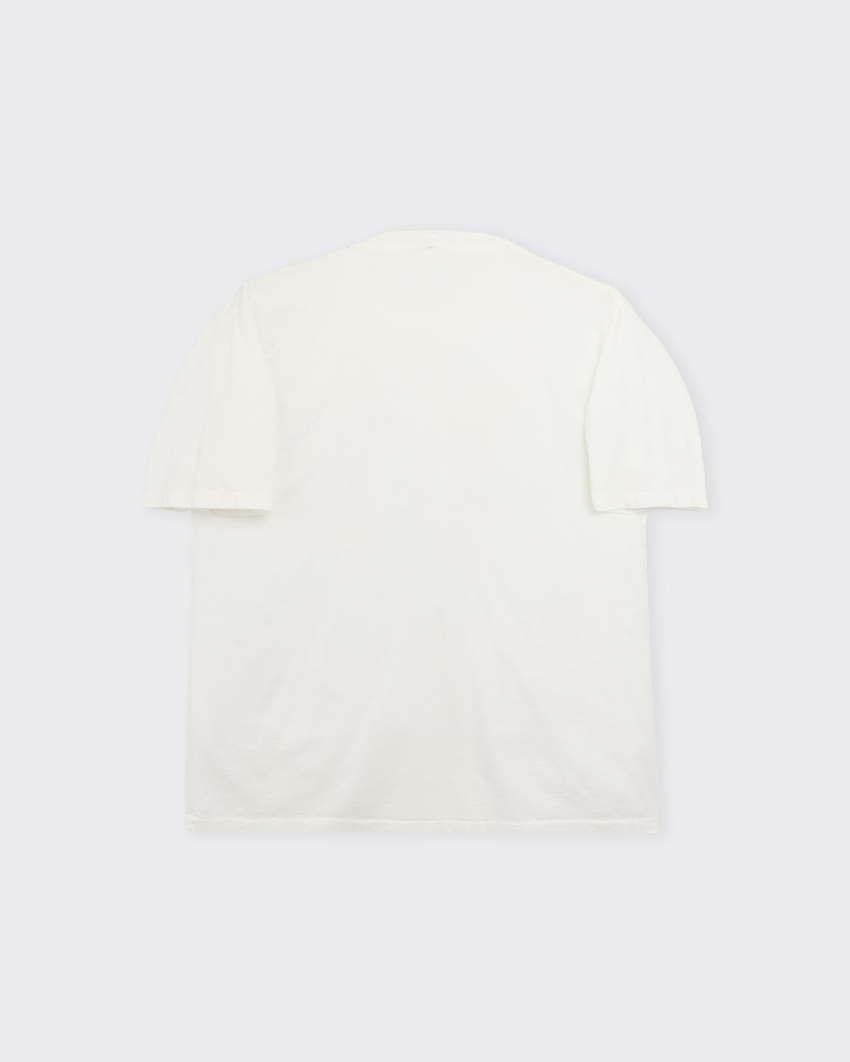 Small Talk Studio Hand-Illustrated Duck T-Shirt in off white, back