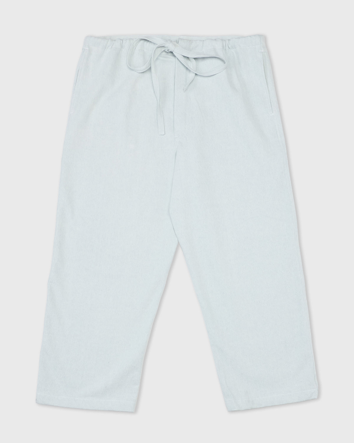 Colbo Farm Pants in summer blue cotton, front, flat lay