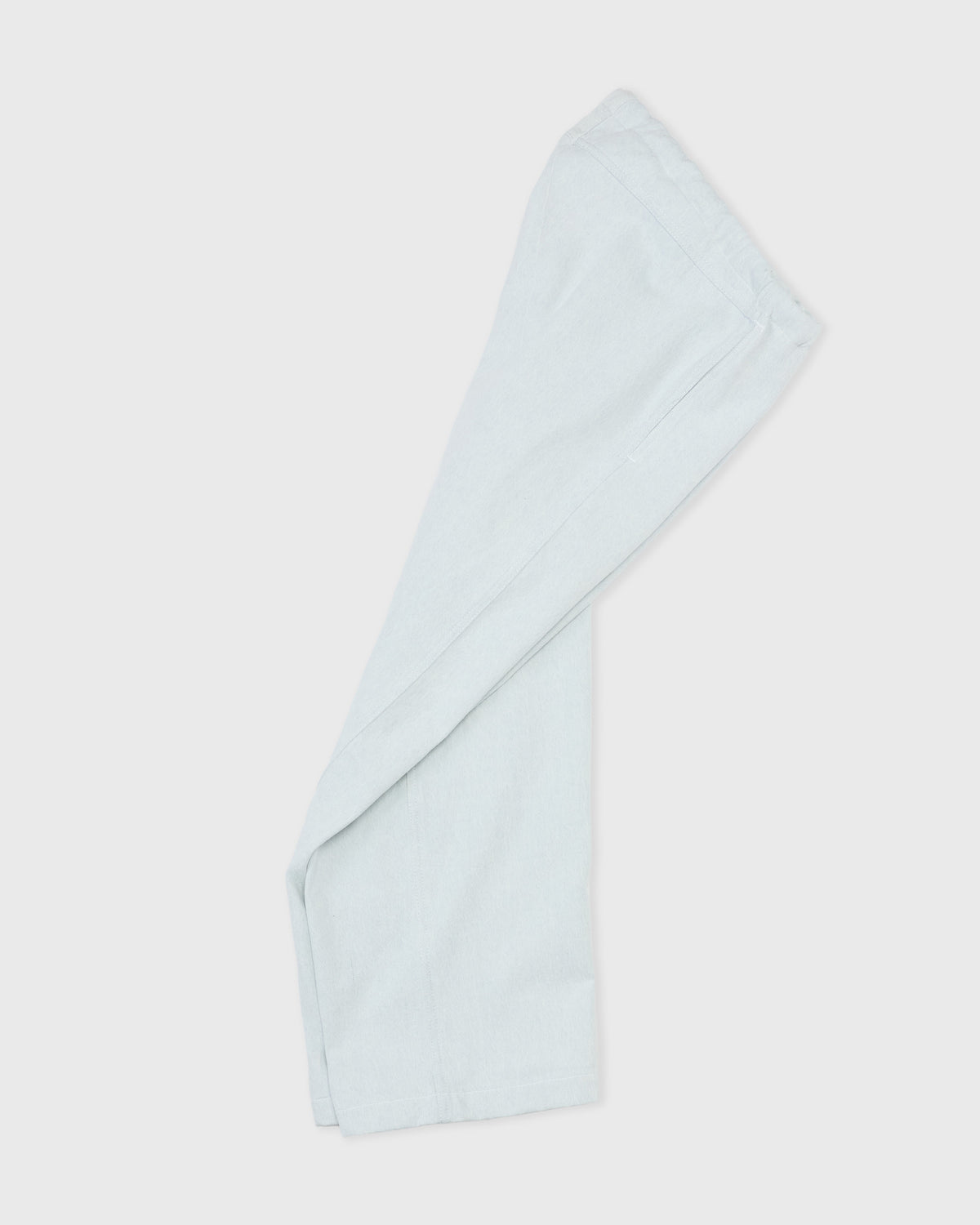 Colbo Farm Pants in summer blue cotton, side, flat lay