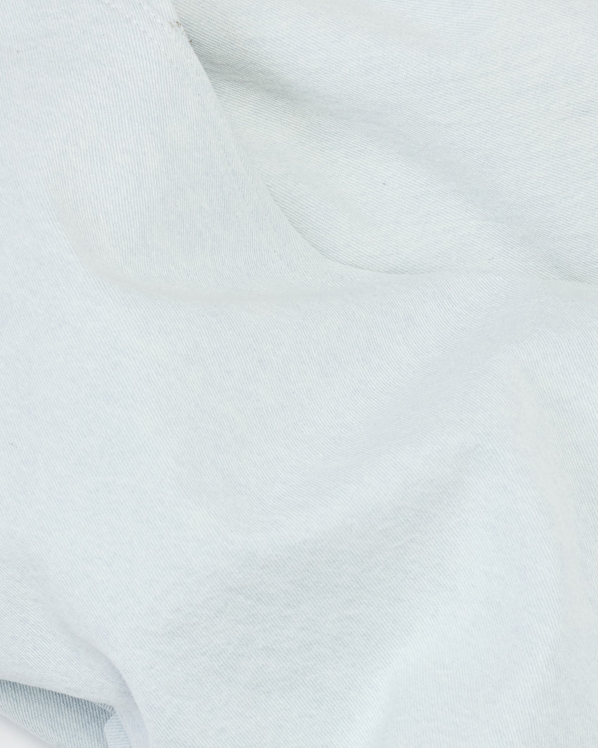 Colbo Farm Pants in summer blue cotton, fabric close-up