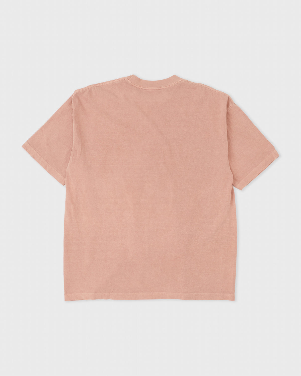 Colbo Light T-shirt in terracotta cotton, back, flat lay