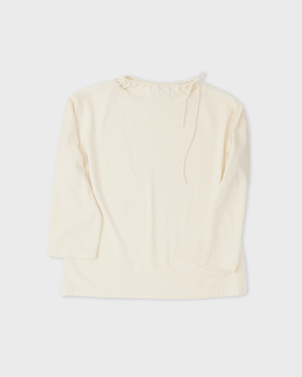 Colbo Mountain Top in natural silk, front, flat lay