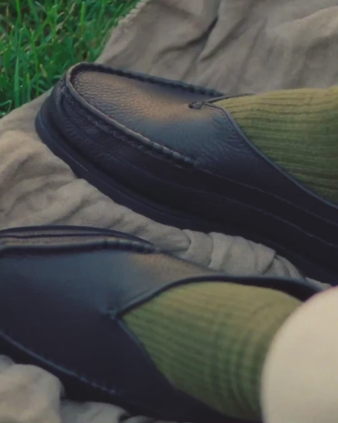 Colbo x Sperry Sirah loafers in motion