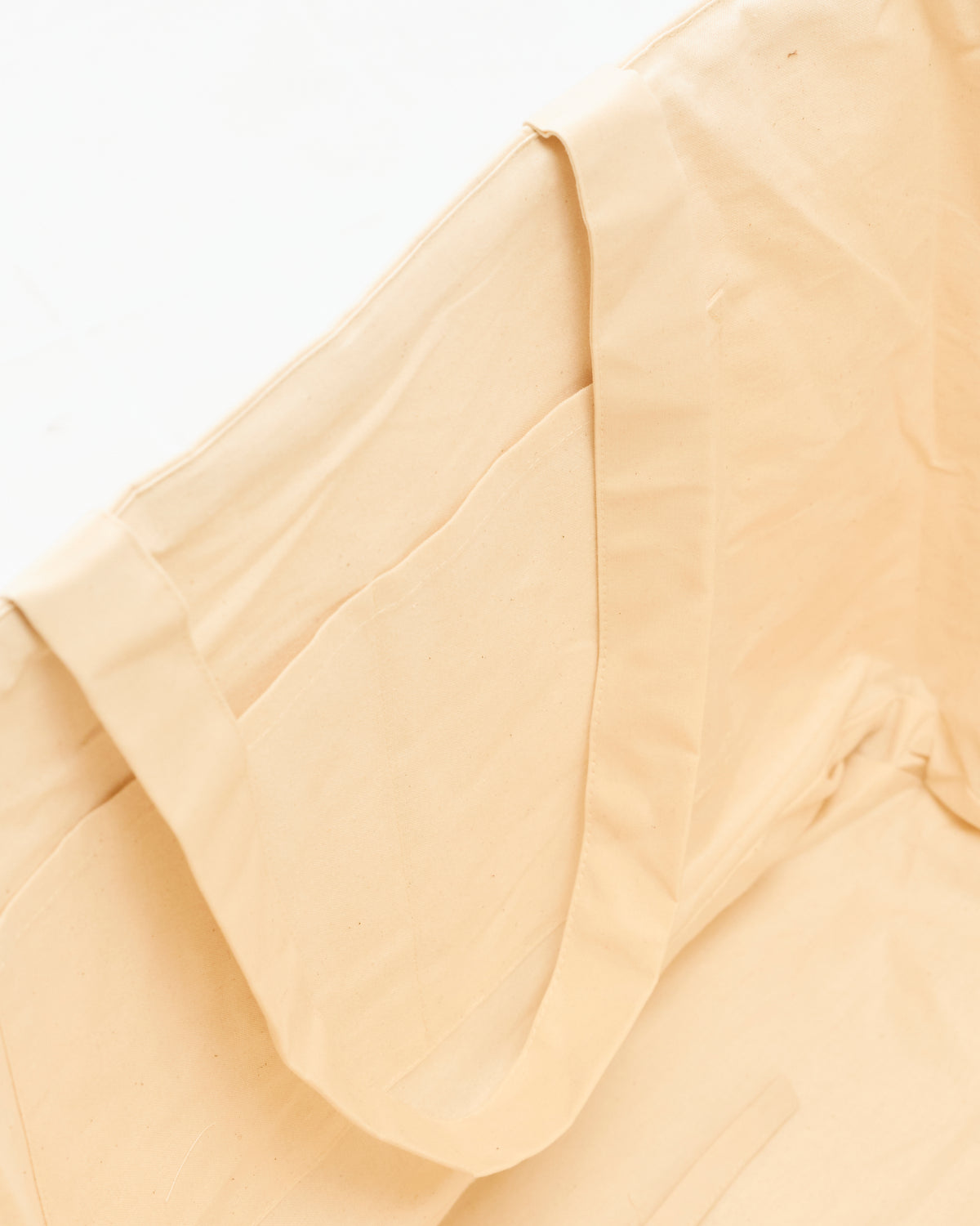 Quilted British Dry Oilskin Large Tote Bag, Natural