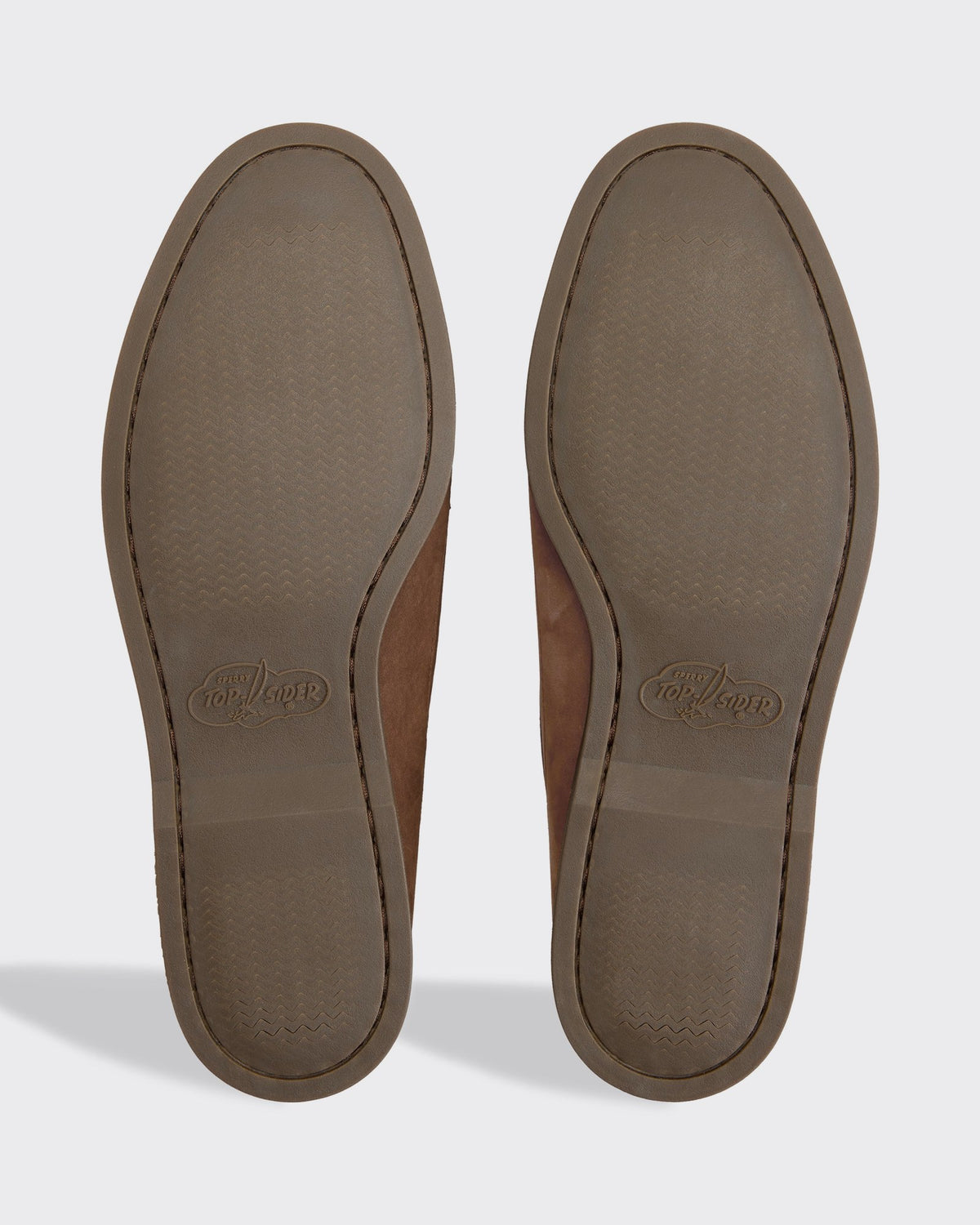 Sperry x Colbo Sirah loafer in chocolate nubuck, outsoles