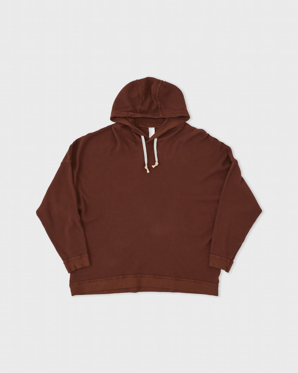 Waffle Hoodie, Chestnut