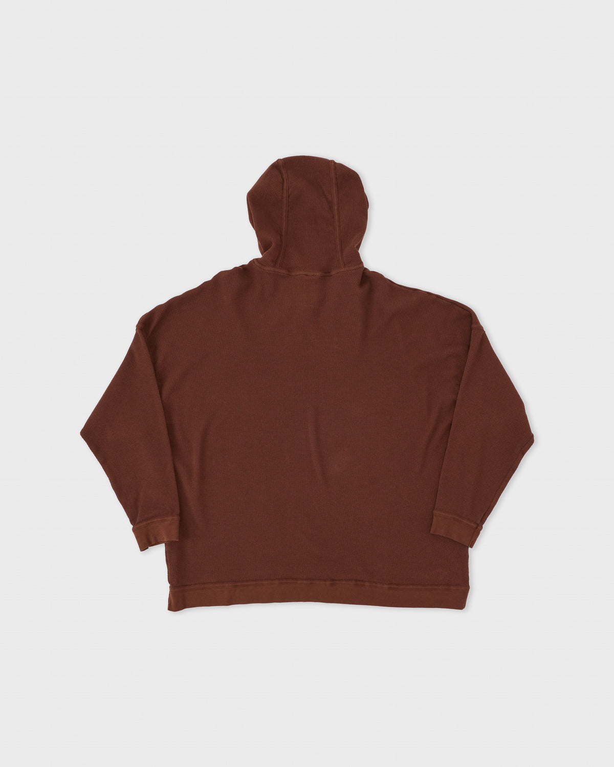 Waffle Hoodie, Chestnut