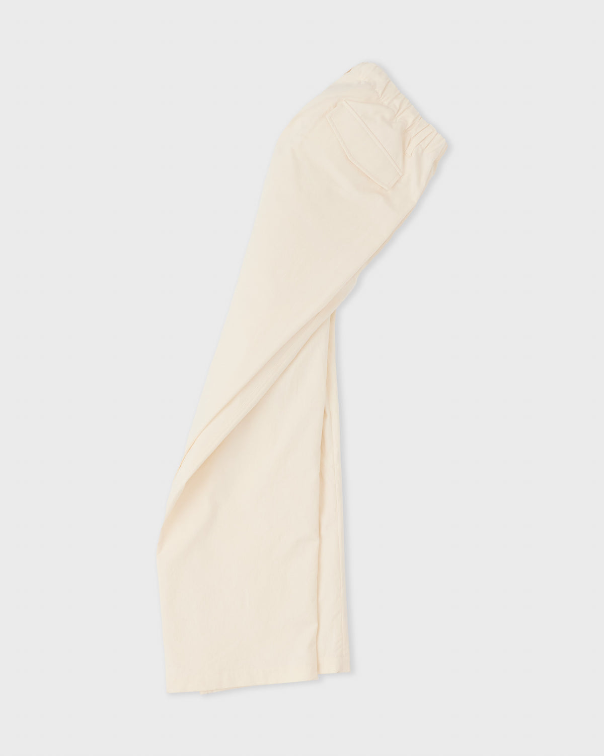 Colbo Wide Pants in natural cotton, side, flat lay