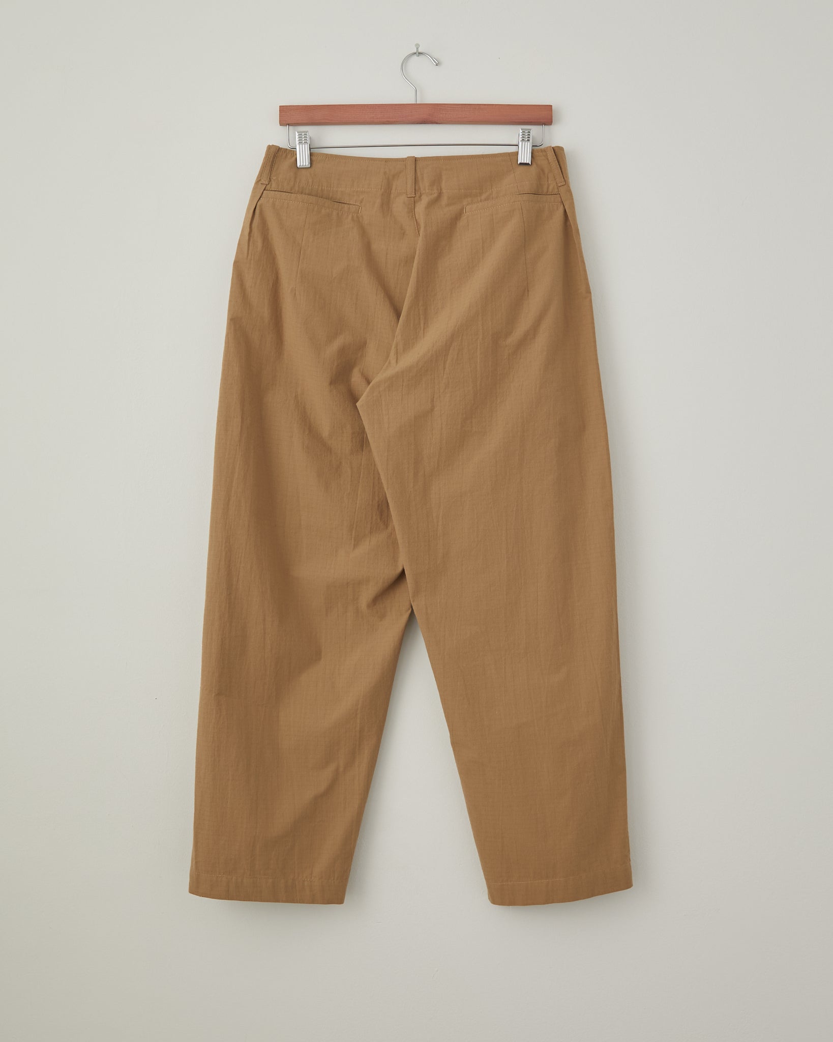 Qrunful Cotton Ripstop Trousers - Brown