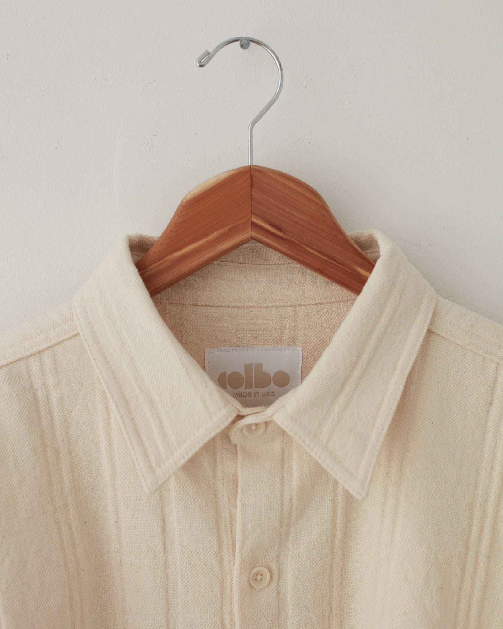 Tonal Plaid Yagi Over-Shirt - Natural – Colbo